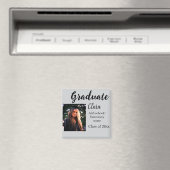 卒業add name class of 20xxおめでとうadd pho マグネット (インサイチュ (食洗機))