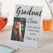 卒業add name class of 20xxおめでとうadd pho 台座サイン (インサイチュ)