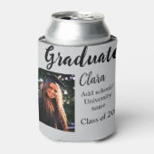 卒業add name class of 20xxおめでとうadd pho 缶クーラー (缶正面)