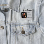 卒業add name class of 20xxおめでとうadd pho 缶バッジ (インサイチュ)