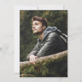 卒業BBQ招待状（グリル&ウッド） 招待状 (裏面)