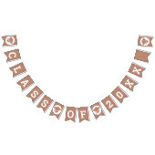 卒業Glamバラ金ゴールドあなたのクラスを作成 バンティングフラッグ (全)