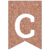 卒業Glamバラ金ゴールドあなたのクラスを作成 バンティングフラッグ (第2の旗)