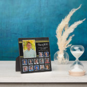 卒業K-12の写真 |ブラック&金ゴールド | Keepsake フォトプラーク (インサイチュ)