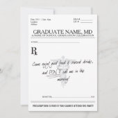 卒業MDの招待 招待状 (正面)