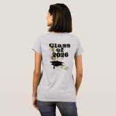 卒業Tシャツとギフト Tシャツ (裏面フル)