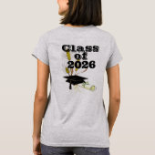 卒業Tシャツとギフト Tシャツ (裏面)