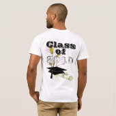 卒業Tシャツとギフト Tシャツ (裏面フル)