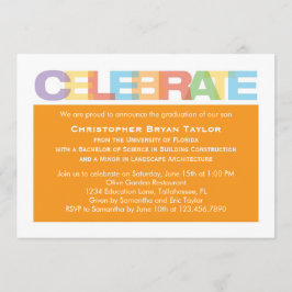 卒祝業招待状 招待状