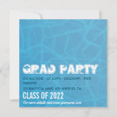 卒航海の業 招待状 (裏面)