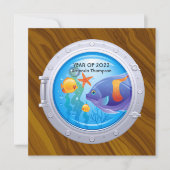 卒航海の業 招待状 (正面)