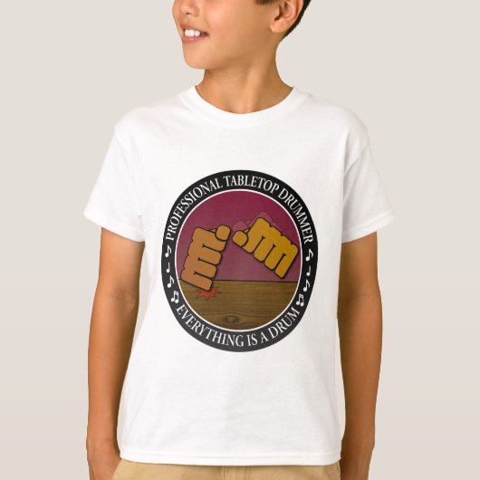 卓上のドラマー Tシャツ (正面)