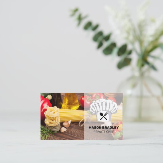 卓上の料理長 名刺 (スタンド正面)