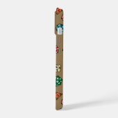 卓上ゲームサイコロデザイン iPhone 15ケース (左側面)