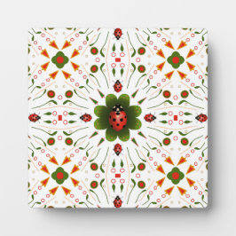 卓上プラークとイーゼルラディバグプリント フォトプラーク