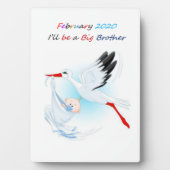 卓上プラークwイーゼルビッグブラザー2020年2月 フォトプラーク (正面)