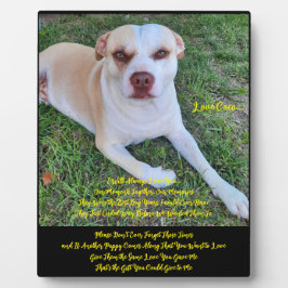 卓上プレート付きスタンド フォトプラーク