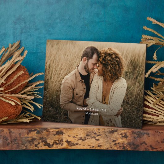 卓上プレート付きスタンド フォトプラーク (側面)