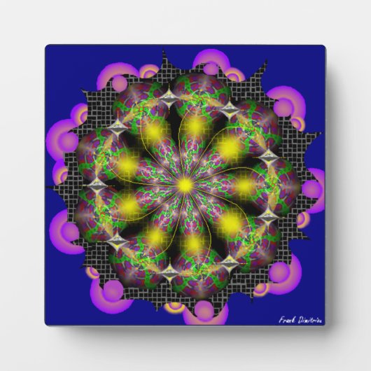 卓上プレート（イーゼル付） フォトプラーク (正面)