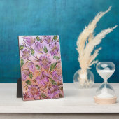 卓上プレート（イーゼル付） フォトプラーク (側面)