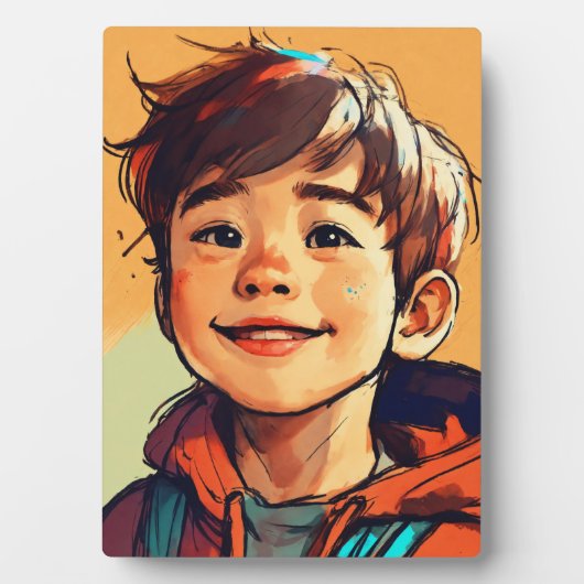 卓上プレート(イーゼル付) フォトプラーク (正面)