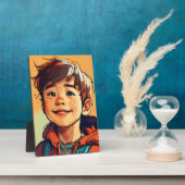 卓上プレート(イーゼル付) フォトプラーク (側面)