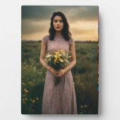 卓上プレート（イーゼル付） フォトプラーク (正面)