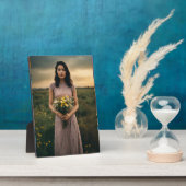 卓上プレート（イーゼル付） フォトプラーク (側面)