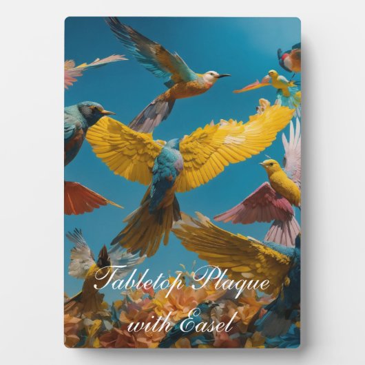 卓上プレート（イーゼル付） フォトプラーク (正面)