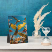 卓上プレート（イーゼル付） フォトプラーク (側面)