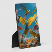 卓上プレート（イーゼル付） フォトプラーク (側面)