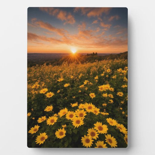 卓上プレート（イーゼル付） フォトプラーク (正面)