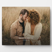 卓上プレート（イーゼル付） フォトプラーク (正面)