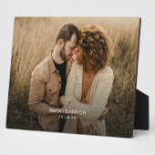 卓上プレート（イーゼル付） フォトプラーク (側面)