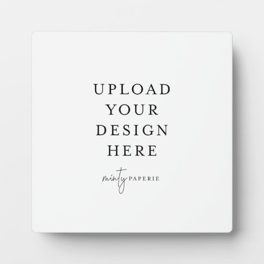 卓上プレート(イーゼル付) フォトプラーク (正面)