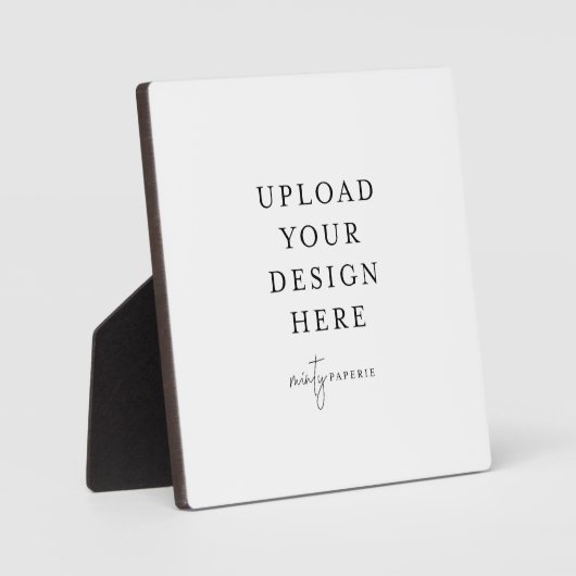 卓上プレート(イーゼル付) フォトプラーク (正面)