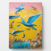 卓上プレート(イーゼル付) フォトプラーク (正面)