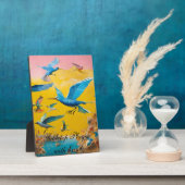 卓上プレート（イーゼル付） フォトプラーク (側面)