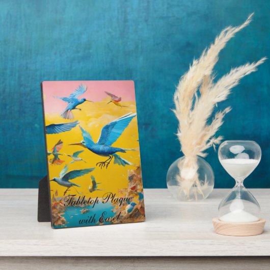 卓上プレート(イーゼル付) フォトプラーク (側面)