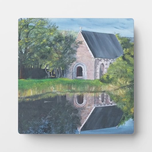 卓上プレート（イーゼル付） フォトプラーク (正面)