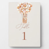 卓上プレート(イーゼル付) フォトプラーク (正面)