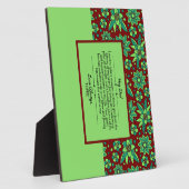 卓上プレート（イーゼル付） フォトプラーク (側面)