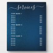 卓上プレート（イーゼル付） フォトプラーク (正面)