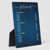 卓上プレート（イーゼル付） フォトプラーク (側面)