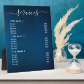 卓上プレート（イーゼル付） フォトプラーク (側面)