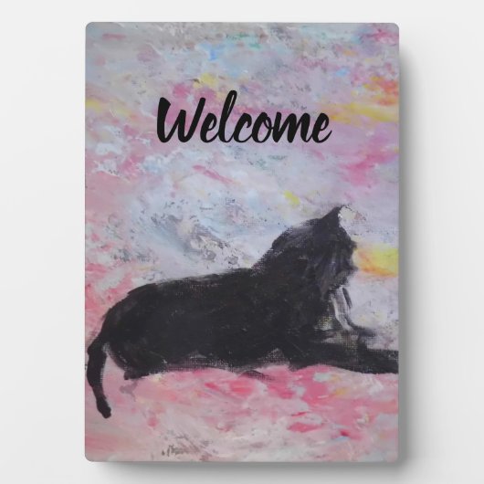 卓上プレート（イーゼル付） フォトプラーク (正面)