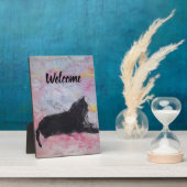 卓上プレート（イーゼル付） フォトプラーク (側面)