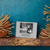 卓上プレート（イーゼル付） フォトプラーク (側面)