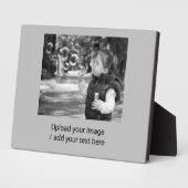 卓上プレート（イーゼル付） フォトプラーク (側面)