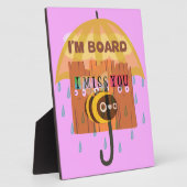 卓上プレート（イーゼル付） フォトプラーク (側面)